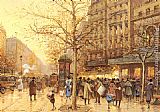 Eugene Galien-Laloue A Paris Street Scene painting